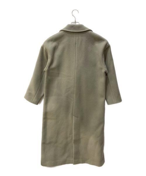 AK+1（エーケーワン）AK+1 (エーケーワン) ソフトメルトンロングコート グレー サイズ:Sの古着・服飾アイテム