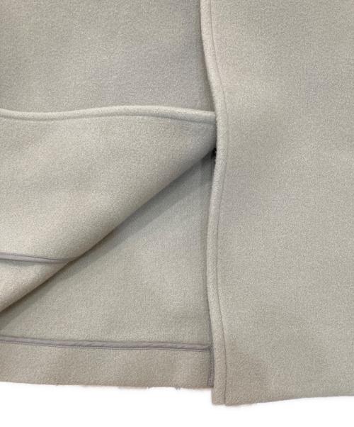 AK+1（エーケーワン）AK+1 (エーケーワン) ソフトメルトンロングコート グレー サイズ:Sの古着・服飾アイテム