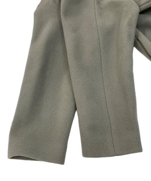 AK+1（エーケーワン）AK+1 (エーケーワン) ソフトメルトンロングコート グレー サイズ:Sの古着・服飾アイテム