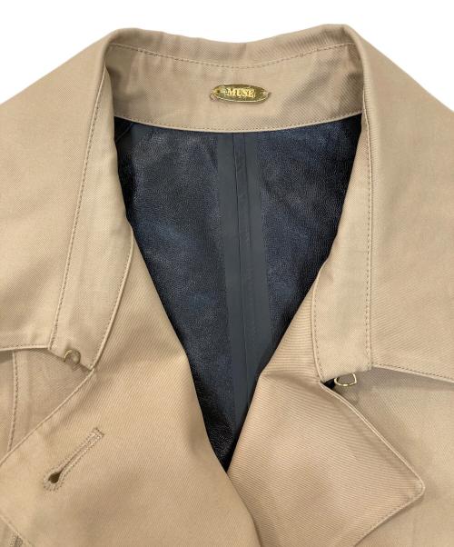 MUSE de Deuxieme Classe（ミューズ ドゥーズィエム クラス）MUSE de Deuxieme Classe (ミューズ ドゥーズィエム クラス) Jeanne twill コート ベージュ サイズ:Freeの古着・服飾アイテム