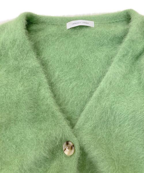 CAPRICIEUX LE'MAGE（カプリシューレマージュ）CAPRICIEUX LE'MAGE (カプリシューレマージュ) カシミヤカーディガン グリーン サイズ:Freeの古着・服飾アイテム