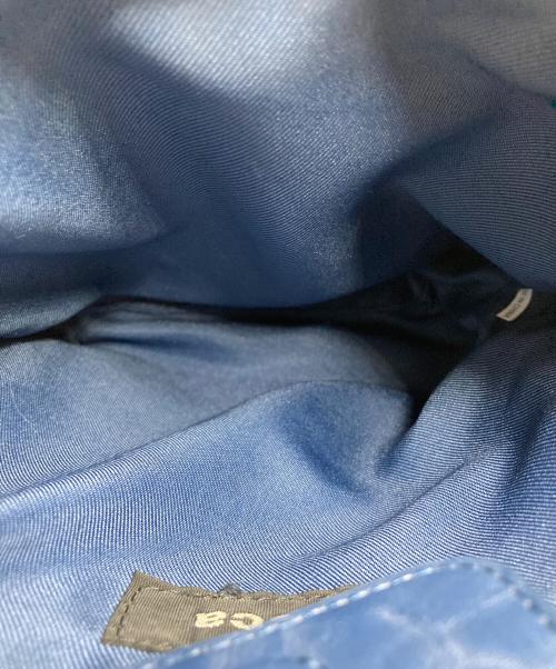 ZUCCA（ズッカ）ZUCCA (ズッカ) EMBOSSバッグ ネイビーの古着・服飾アイテム