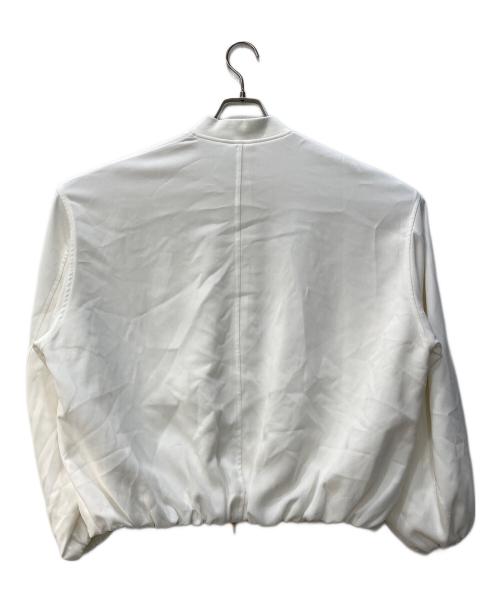 MUSE de Deuxieme Classe（ミューズ ドゥーズィエム クラス）MUSE de Deuxieme Classe (ミューズ ドゥーズィエム クラス) Light ダブルクロス ブルゾン ホワイト サイズ:Fの古着・服飾アイテム