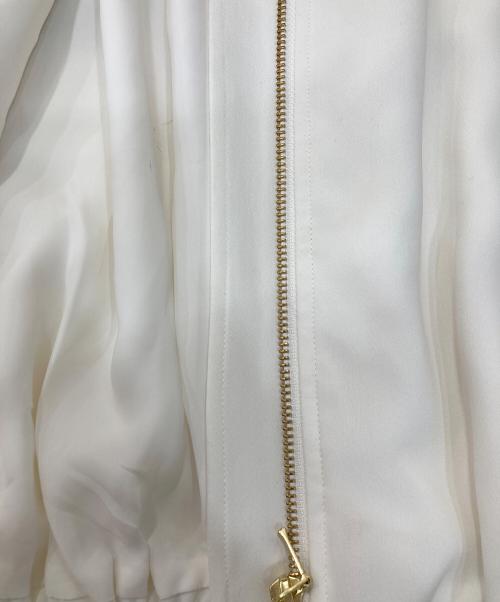 MUSE de Deuxieme Classe（ミューズ ドゥーズィエム クラス）MUSE de Deuxieme Classe (ミューズ ドゥーズィエム クラス) Light ダブルクロス ブルゾン ホワイト サイズ:Fの古着・服飾アイテム