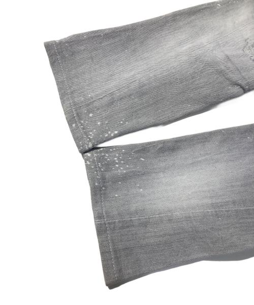 DSQUARED2（ディースクエアード）DSQUARED2 (ディースクエアード) ペンキ加工デニムパンツ グレー サイズ:SIZE42の古着・服飾アイテム