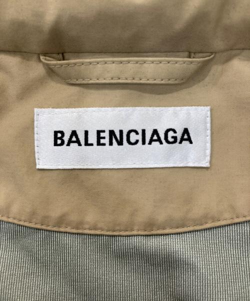 BALENCIAGA（バレンシアガ）BALENCIAGA (バレンシアガ) バックロゴウインドブレ-カー ベージュ サイズ:SIZE 34の古着・服飾アイテム