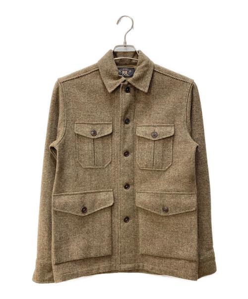 RRL（ダブルアールエル）RRL (ダブルアールエル) ツイードシャツジャケット ブラウン サイズ:XSの古着・服飾アイテム
