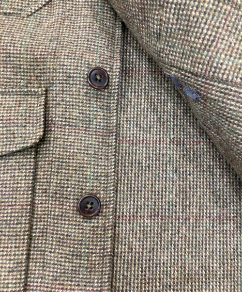 RRL（ダブルアールエル）RRL (ダブルアールエル) ツイードシャツジャケット ブラウン サイズ:XSの古着・服飾アイテム
