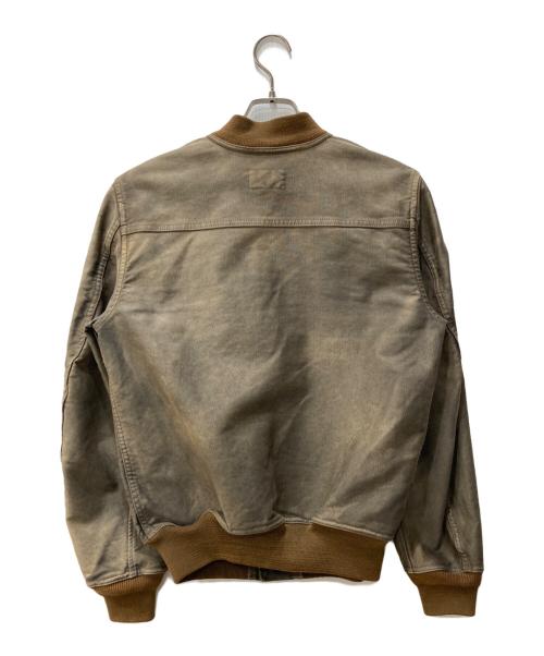 RRL（ダブルアールエル）RRL (ダブルアールエル) コットンフライトジャケット オリーブ サイズ:Sの古着・服飾アイテム