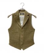 RRLダブルアールエル）の古着「異素材ツイードベスト」｜オリーブ