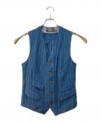 RRLダブルアールエル）の古着「INDIGO LINEN VEST GILET」｜ネイビー