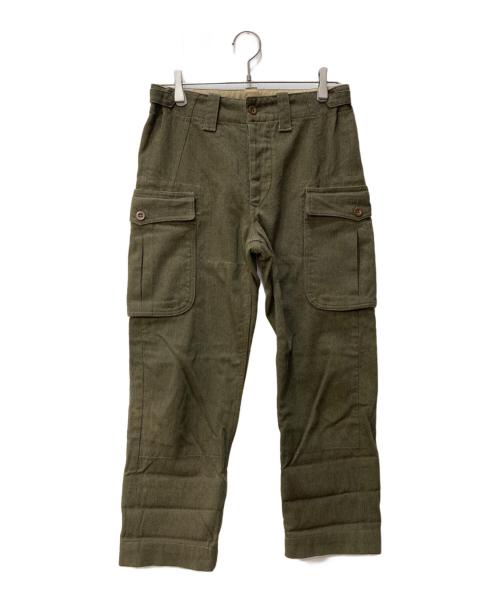 RRL（ダブルアールエル）RRL (ダブルアールエル) ウールブレンドカーゴパンツ オリーブ サイズ:28×30の古着・服飾アイテム