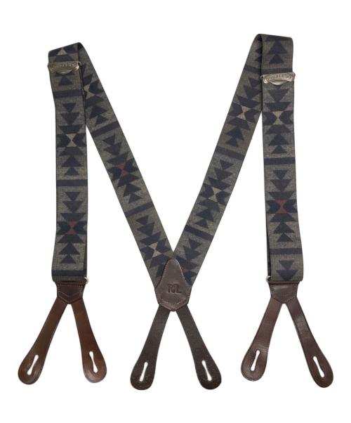 RRL（ダブルアールエル）RRL (ダブルアールエル) サスペンダー オリーブの古着・服飾アイテム