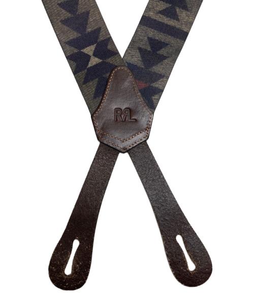 RRL（ダブルアールエル）RRL (ダブルアールエル) サスペンダー オリーブの古着・服飾アイテム