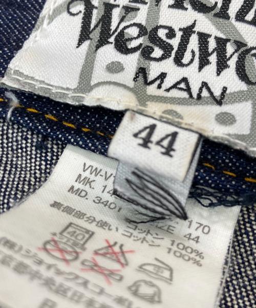 Vivienne Westwood man（ヴィヴィアン ウェストウッド マン）Vivienne Westwood man (ヴィヴィアン ウェストウッド マン) サルエルデニムパンツ インディゴ サイズ:44の古着・服飾アイテム