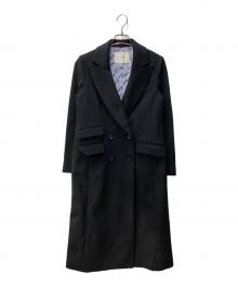 GRACE CLASS（グレースクラス）の古着「カシミヤ混ウールチェスターコート」｜ブラック