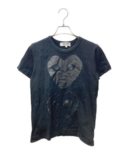 PLAY COMME des GARCONS（プレイコムデギャルソン）PLAY COMME des GARCONS (プレイコムデギャルソン) プリントTシャツ ブラック サイズ:Ⅼの古着・服飾アイテム