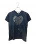 PLAY COMME des GARCONS（プレイコムデギャルソン）の古着「プリントTシャツ」｜ブラック
