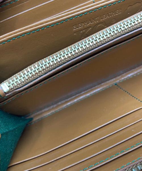 KC's LEATHER CRAFT（ケーシーズ）KC's LEATHER CRAFT (ケーシーズ) エレファントレザーウォレット グレーの古着・服飾アイテム