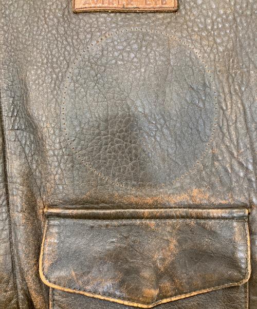 AVIREX（アヴィレックス）AVIREX (アヴィレックス) A-2タイプフライトレザージャケット ブラウン サイズ:FREEの古着・服飾アイテム