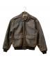 AVIREX（アヴィレックス）の古着「A-2タイプフライトレザージャケット」｜ブラウン
