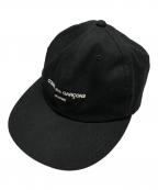 COMME des COMMEコムデギャルソン）の古着「キャップ」｜ブラック