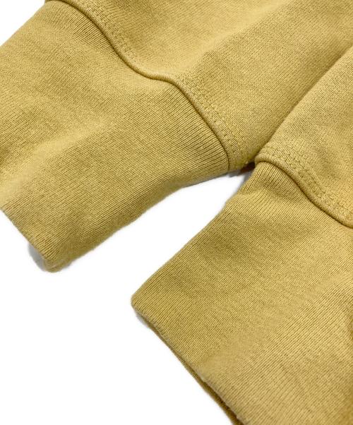 stussy（ステューシー）stussy (ステューシー) BASIC STUSSY ZIP HOODIE イエロー サイズ:Mの古着・服飾アイテム