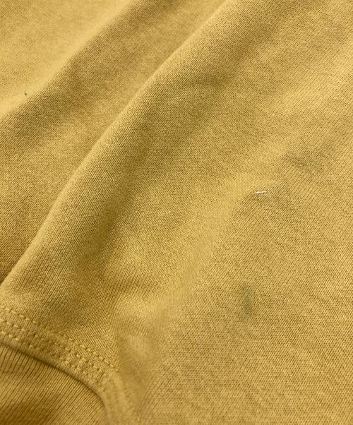 stussy（ステューシー）stussy (ステューシー) BASIC STUSSY ZIP HOODIE イエロー サイズ:Mの古着・服飾アイテム