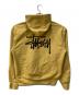 stussy (ステューシー) BASIC STUSSY ZIP HOODIE イエロー サイズ:M：12000円