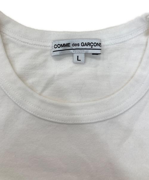 COMME des GARCONS（コムデギャルソン）COMME des GARCONS (コムデギャルソン) グラフィックロゴTシャツ ホワイト サイズ:Lの古着・服飾アイテム