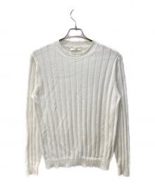 FILIPPO DE LAURENTIIS（フィリッポ・デ・ローレンティス）の古着「クルーネックニット」｜ホワイト