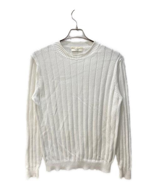 FILIPPO DE LAURENTIIS（フィリッポ・デ・ローレンティス）FILIPPO DE LAURENTIIS (フィリッポ・デ・ローレンティス) クルーネックニット ホワイト サイズ:不明の古着・服飾アイテム