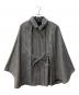 Lily Brown（リリーブラウン）の古着「RESCWOOL 2WAYケープコート」｜グレー