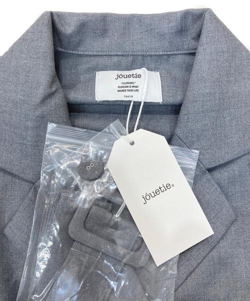 jouetie（ジュエティ）jouetie (ジュエティ) スリーブリボンジャケットミニワンピース グレー サイズ:M 未使用品の古着・服飾アイテム