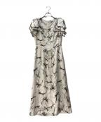 Snidelスナイデル）の古着「Sustainableリボンプリントワンピース」｜アイボリー