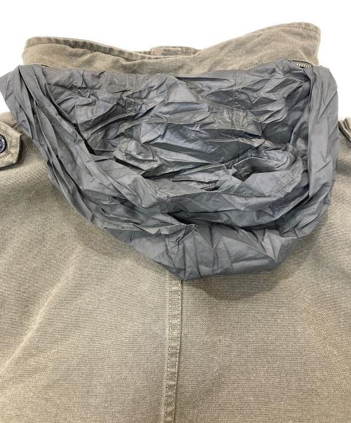 DIESEL（ディーゼル）DIESEL (ディーゼル) デニムドッキングミリタリージャケット オリーブ×インディゴ サイズ:Lの古着・服飾アイテム