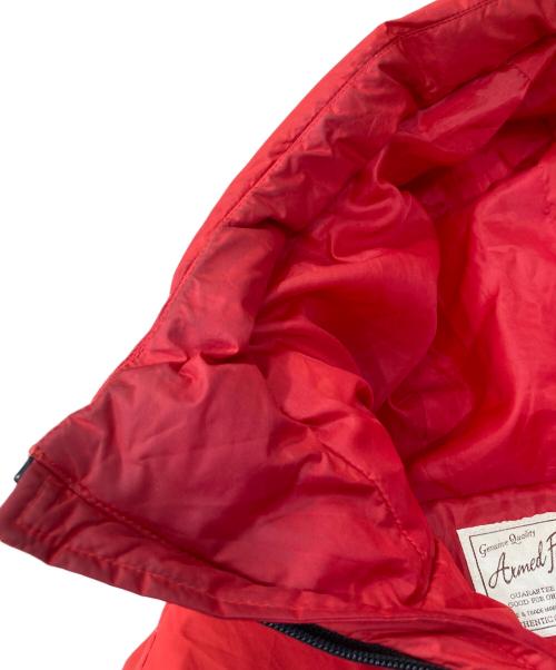 AVIREX（アヴィレックス）AVIREX (アヴィレックス) ダウンジャケット レッド サイズ:Mの古着・服飾アイテム