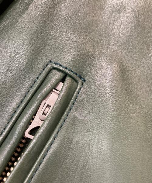 BRU NA BOINNE（ブルーナボイン）BRU NA BOINNE (ブルーナボイン) アランジャケット グリーン サイズ:1の古着・服飾アイテム