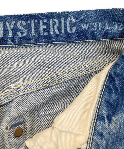 Hysteric Glamour（ヒステリックグラマー）Hysteric Glamour (ヒステリックグラマー) 再構築デニムパンツ インディゴ サイズ:W31 L32の古着・服飾アイテム