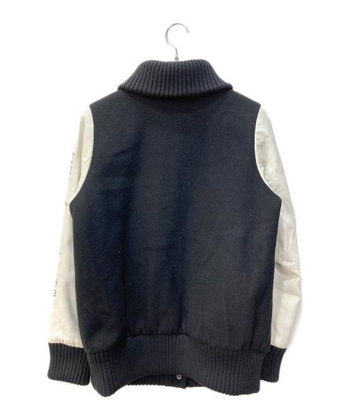 To b. by agnes b.（トゥービー バイ アニエスベー）To b. by agnes b. (トゥービー バイ アニエスベー) レザー切替スタジャン ブラック サイズ:FREEの古着・服飾アイテム