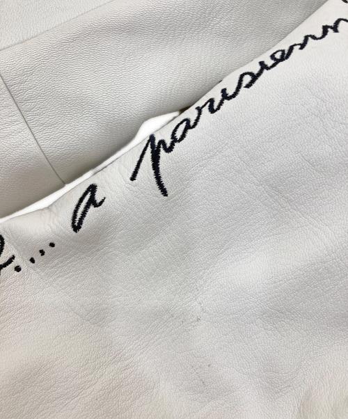 To b. by agnes b.（トゥービー バイ アニエスベー）To b. by agnes b. (トゥービー バイ アニエスベー) レザー切替スタジャン ブラック サイズ:FREEの古着・服飾アイテム