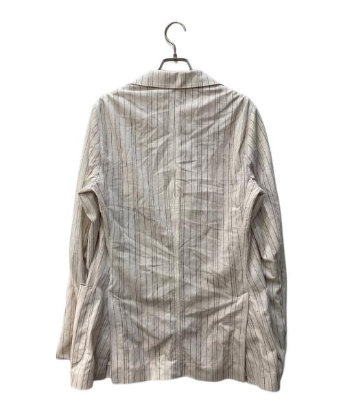 CIRCOLO 1901（チルコロ1901）CIRCOLO 1901 (チルコロ1901) ストライプコットンジャケット ベージュ サイズ:46の古着・服飾アイテム