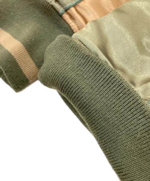 glamb（グラム）glamb (グラム) スカジャン オリーブ×ブラウン サイズ:2の古着・服飾アイテム