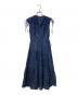 FRAY ID（フレイ アイディー）の古着「ノースリーブワンピース」｜ネイビー