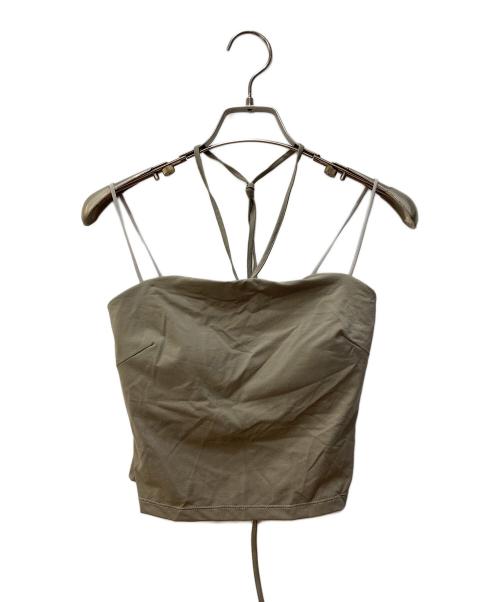 Aimeine（エメイン）Aimeine (エメイン) ウエストシェイプストレッチレイヤードワンピース ベージュ サイズ:Ｓ 未使用品の古着・服飾アイテム