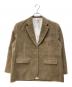 Cara BY KATRIN TOKYO（カーラバイカトリントーキョー）の古着「suede dad jacket」｜ブラウン