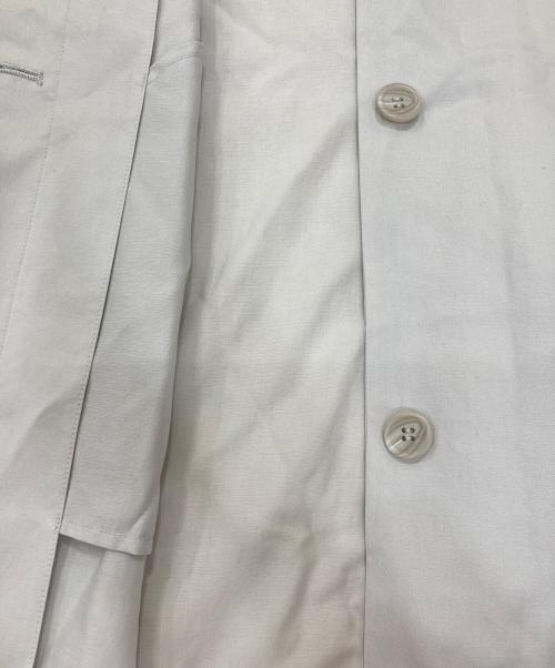 Aimeine（エメイン）Aimeine (エメイン) ノーカラートレンチコート グレー サイズ:Ｓの古着・服飾アイテム