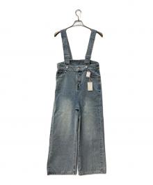 Cara BY KATRIN TOKYO（カーラバイカトリントーキョー）の古着「loose button-fly denim salopette」｜インディゴ