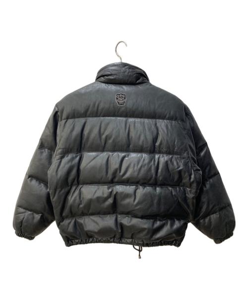 O・T・C by MCM（エムシーエム）O・T・C by MCM (エムシーエム) レザーダウンジャケット ブラック サイズ:Sの古着・服飾アイテム