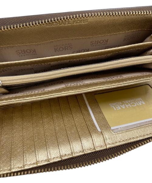 MICHAEL KORS（マイケル・コース）MICHAEL KORS (マイケル・コース) 長財布 ブラウンの古着・服飾アイテム